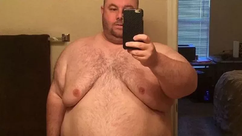 Er nimmt 100 Kilo ab