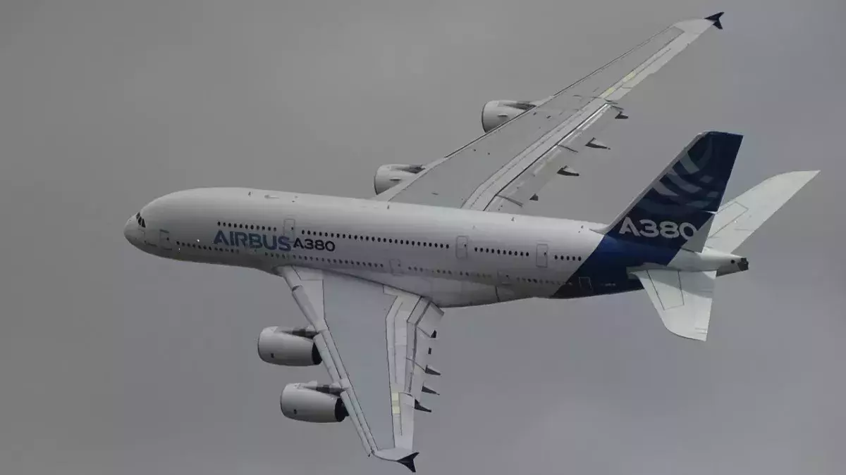 Flugzeug aus Indien fliegt nach Hongkong