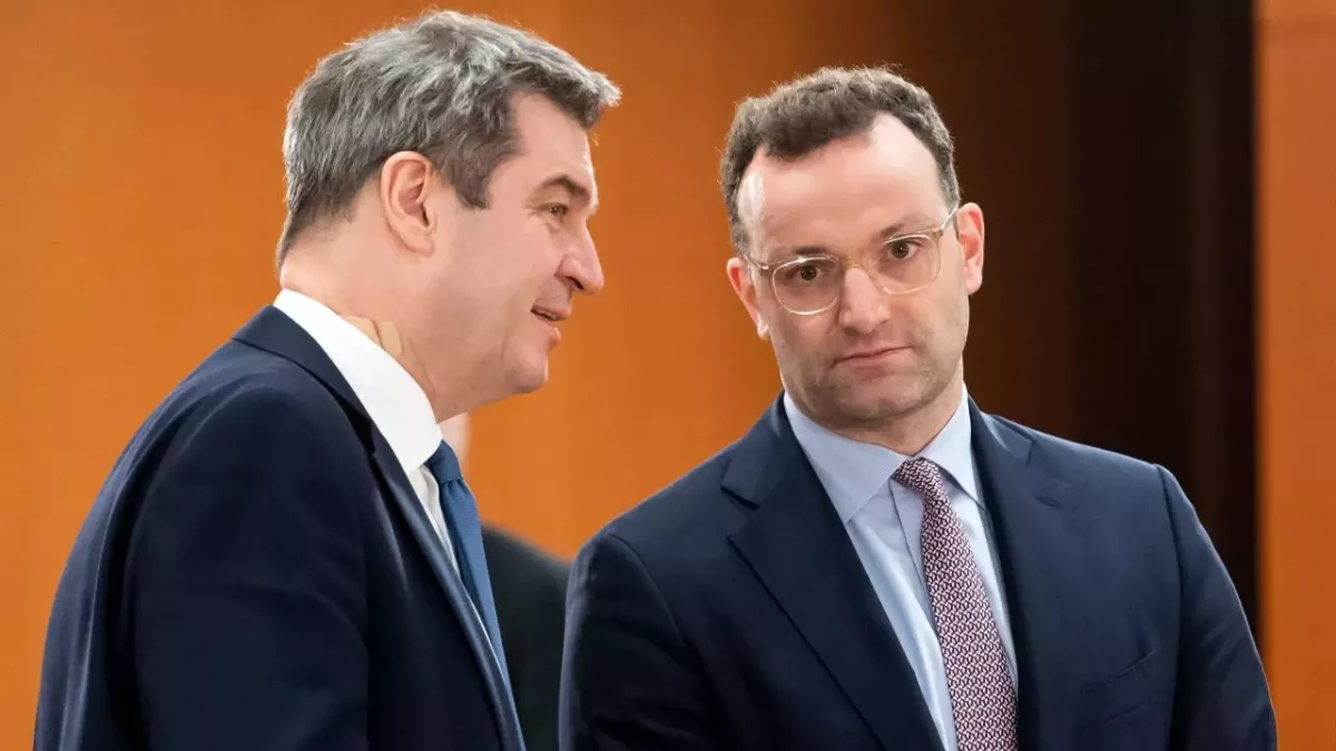 Markus Söder und Jens Spahn werden den Corona-Lockdown wohl nochmals verlängern