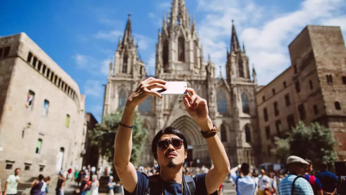 Tourist in Spanien
