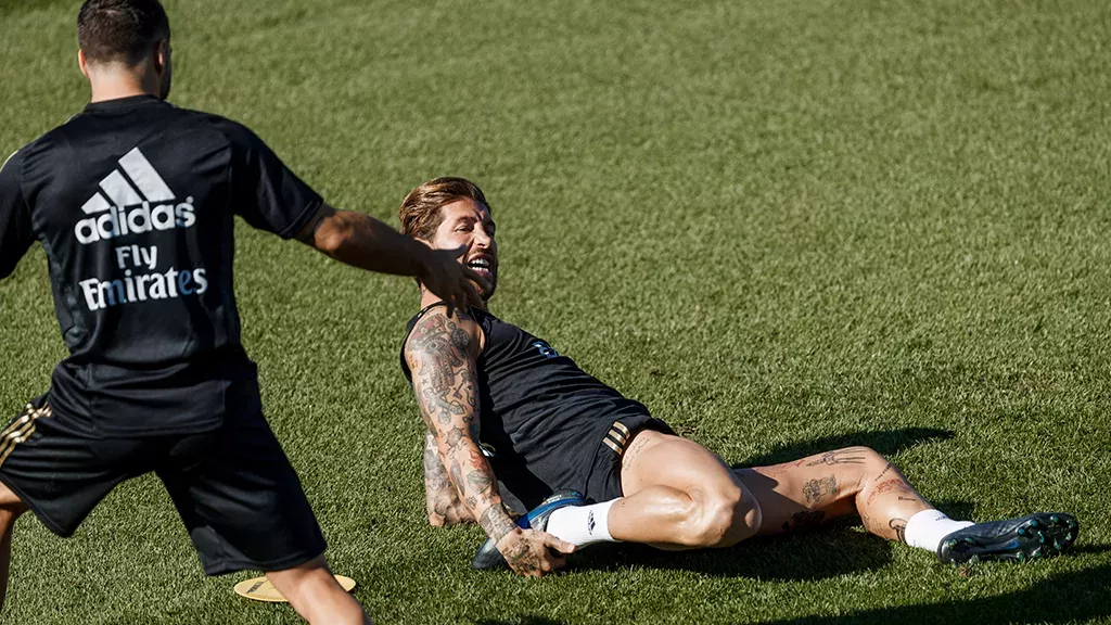 Trainingssession bei Real Madrid