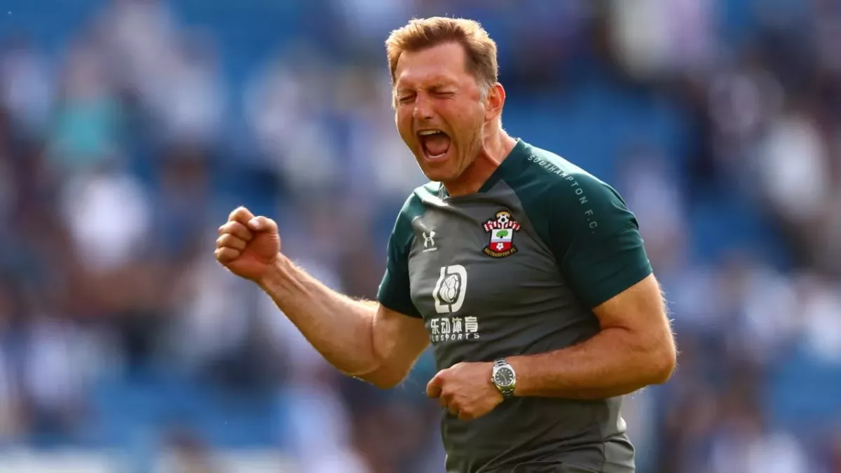 Hasenhüttl kann sich in der Premier League gegen Klopp durchsetzen. 
