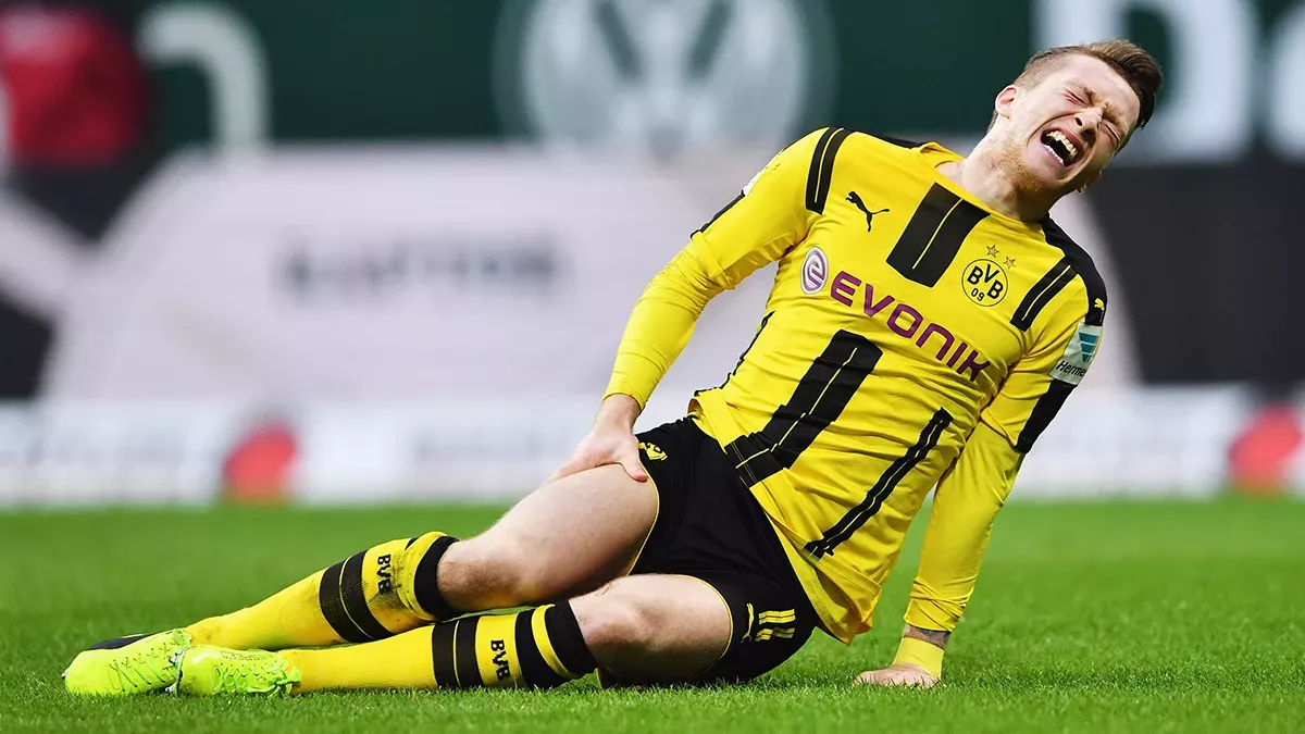 Marco Reus fiel schon oft aus, trotzdem führt er die Liste der am häufigsten verletzen Spieler nicht an.