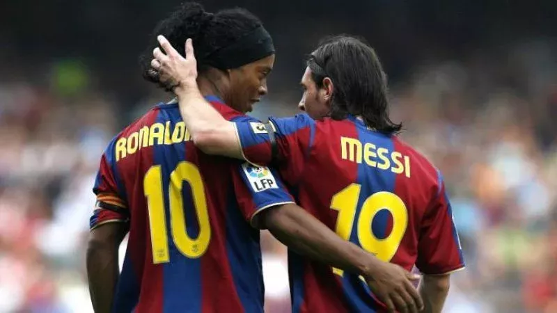 Messi und Ronaldinho