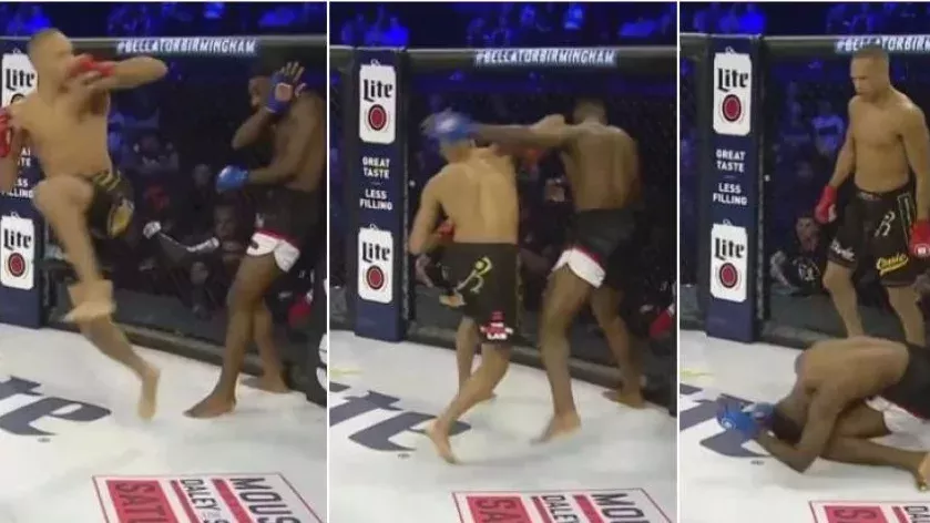 Raymond Daniels Sieg durch Knockout über Wilker Barros