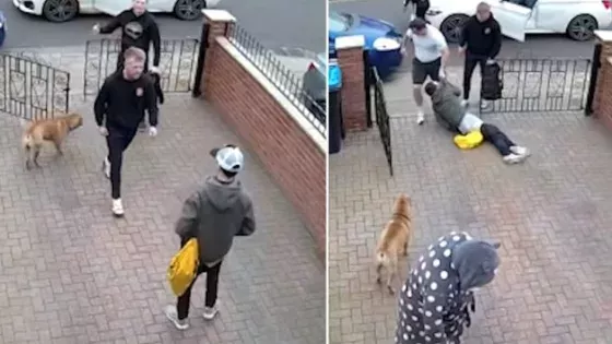 Ein Sohn verteidigt seine kranke Mutter durch ein fettes K.o. (Video)