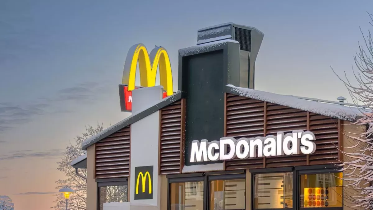 McDonald's, verlassen, Filiale, alt, 90er