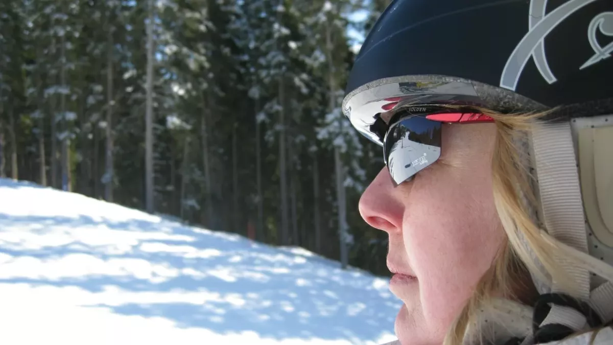 Skiurlaub-Rückkehrerin