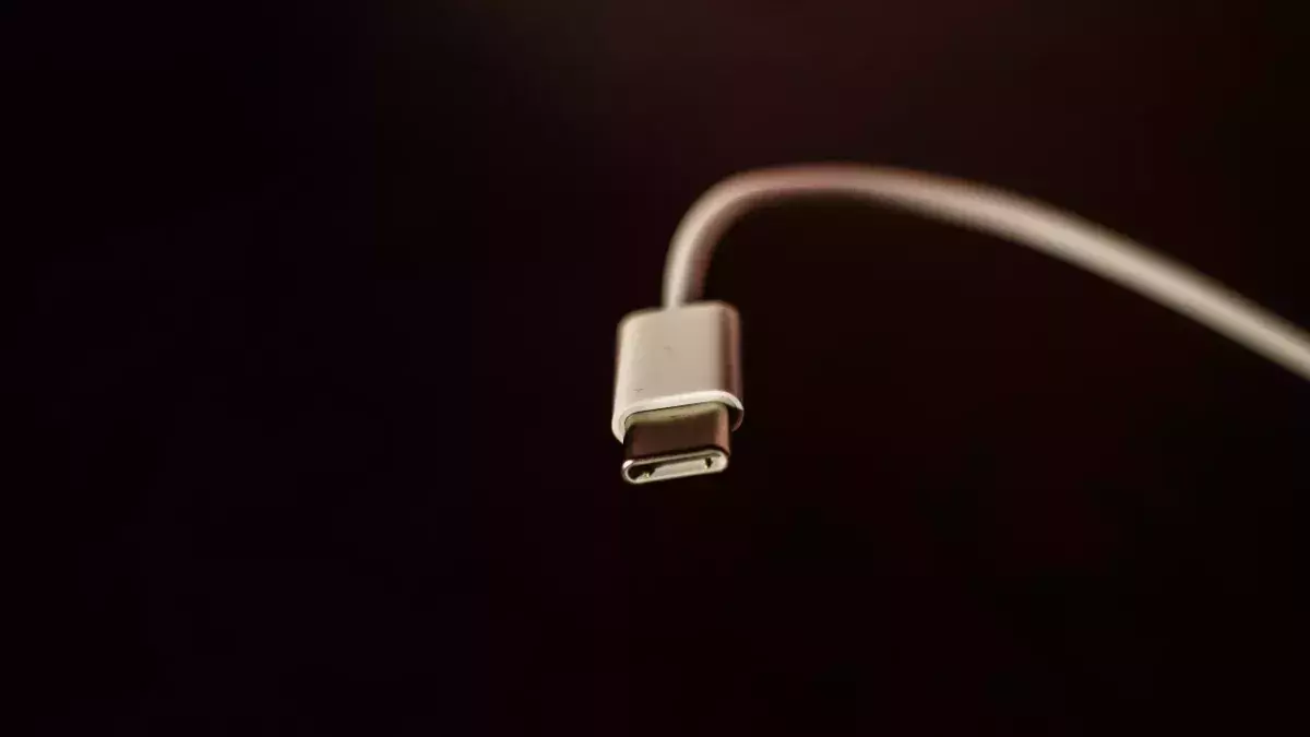 USB-Kabel im Penis