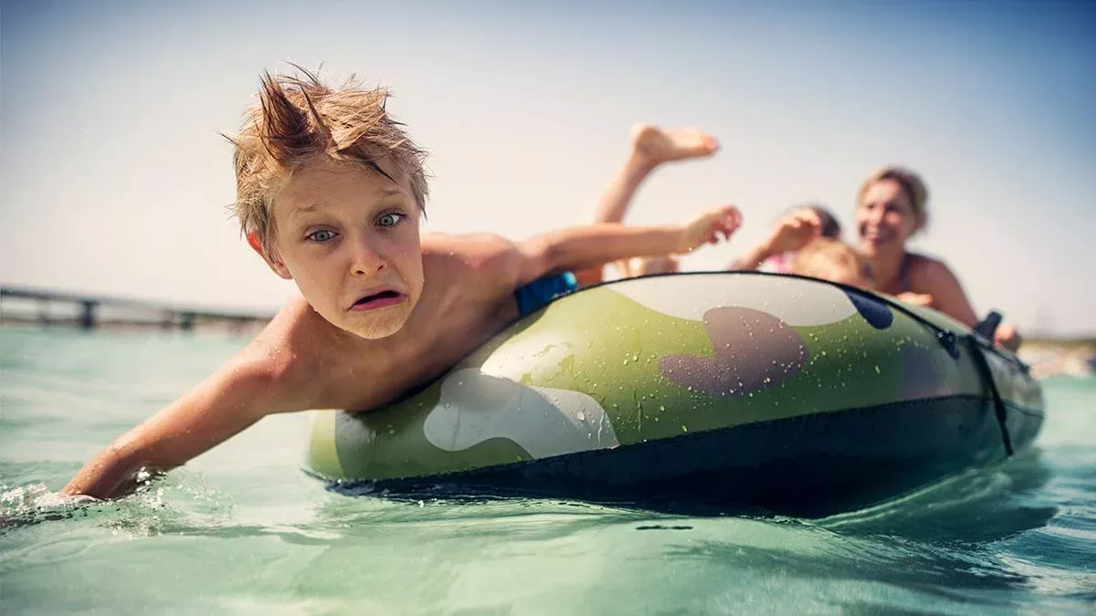 Angst vor Gefahren im Wasser