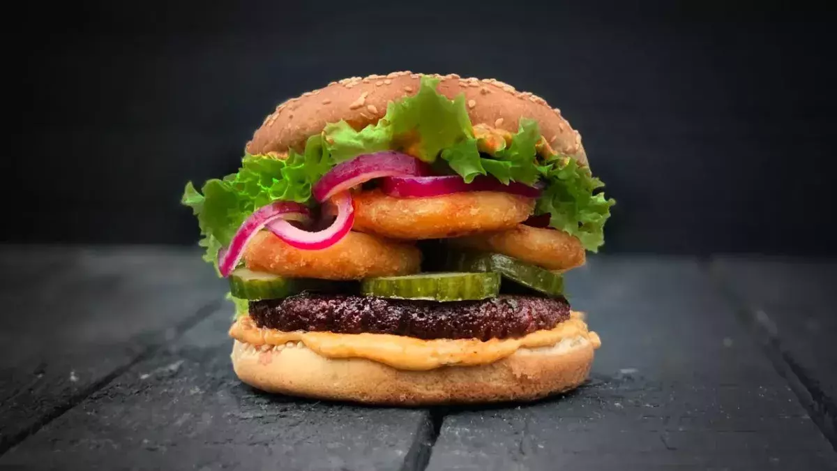 Burger auf pflanzlicher Basis