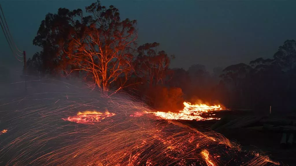 Buschbrände in Moruya, Australien