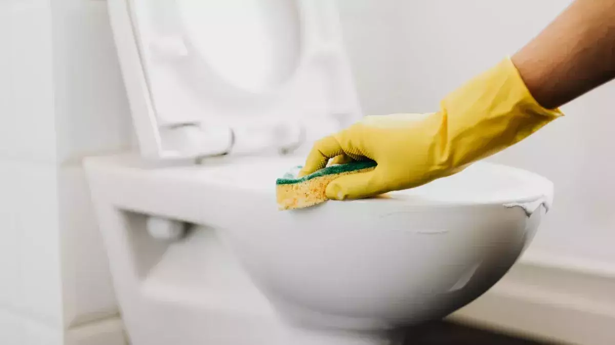 Fehler beim Desinfizieren der Toilette