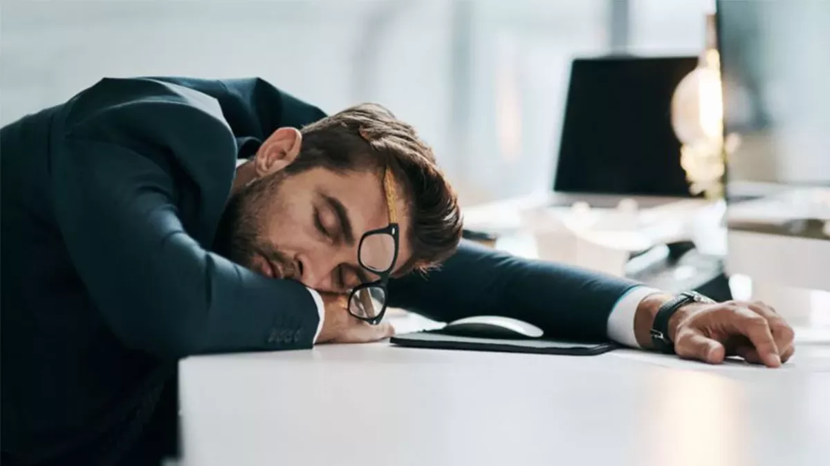 Schlafen am Arbeitsplatz