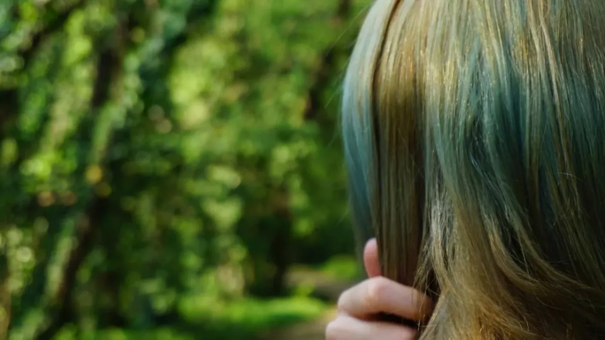 Verfärbte Haare