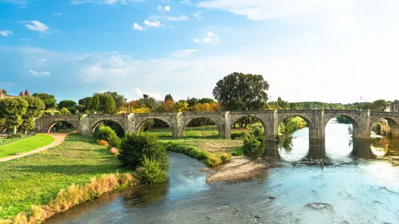 Von dieser Brücke stürzen die Hunde in den Tod