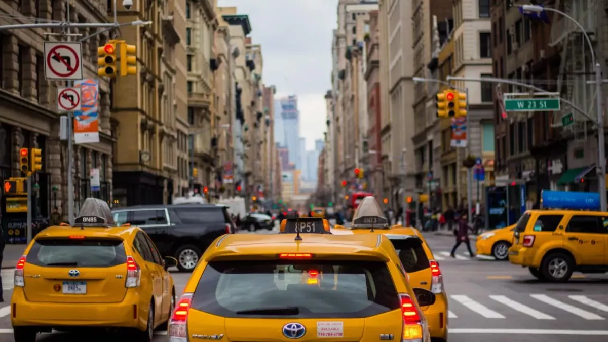 Wegen der Corona-Pandemie haben die New Yorker Taxifahrer kaum noch Fahrgäste