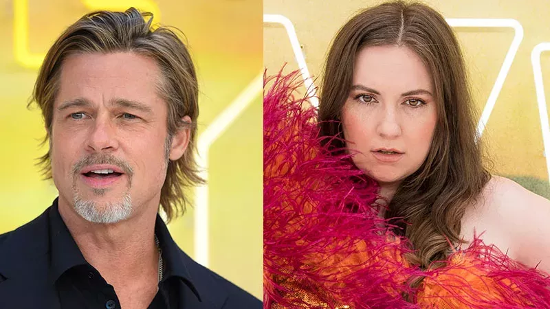 Lena Dunham macht sich an Brad Pitt ran: Doch mit einer "unangebrachten" Geste schockiert sie das Internet