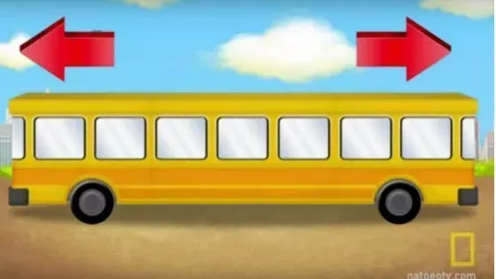 Nur jeder dritte Deutsche erkennt, in welche Richtung der Bus fährt