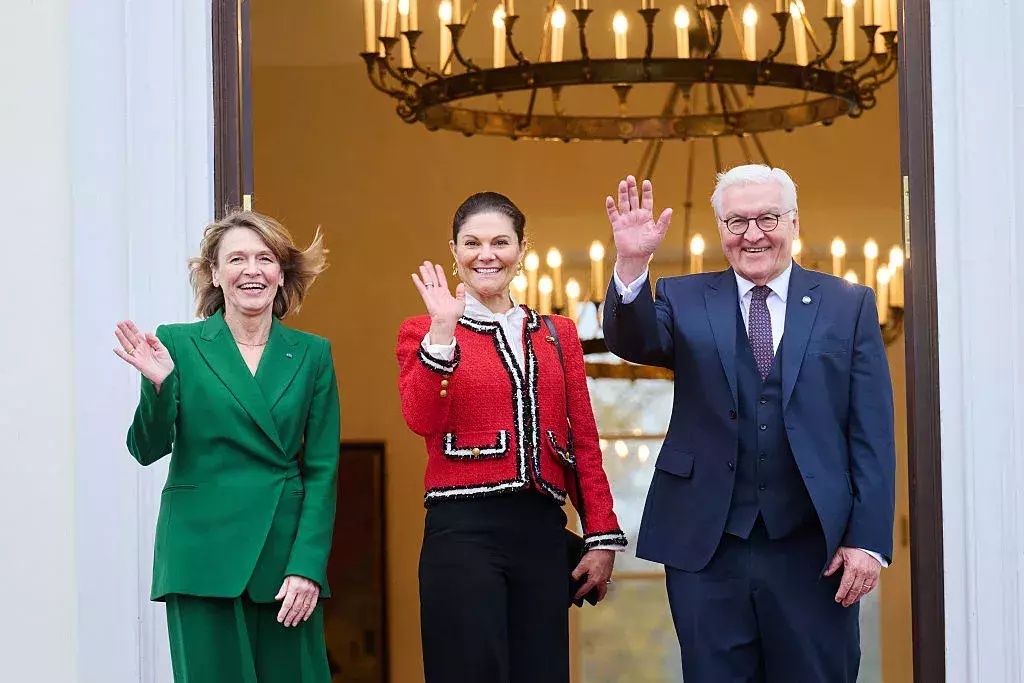 Frank-Walter Steinmeier empfängt Kronprinzessin Victoria