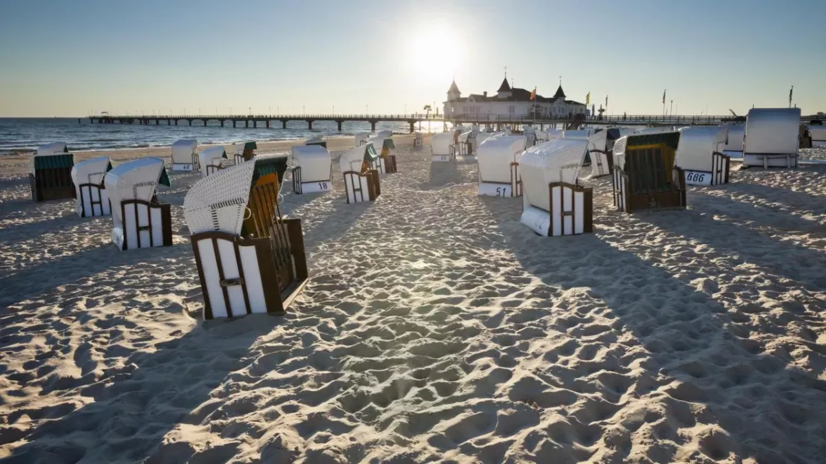 Strand von Ahlbeck aus Usedom