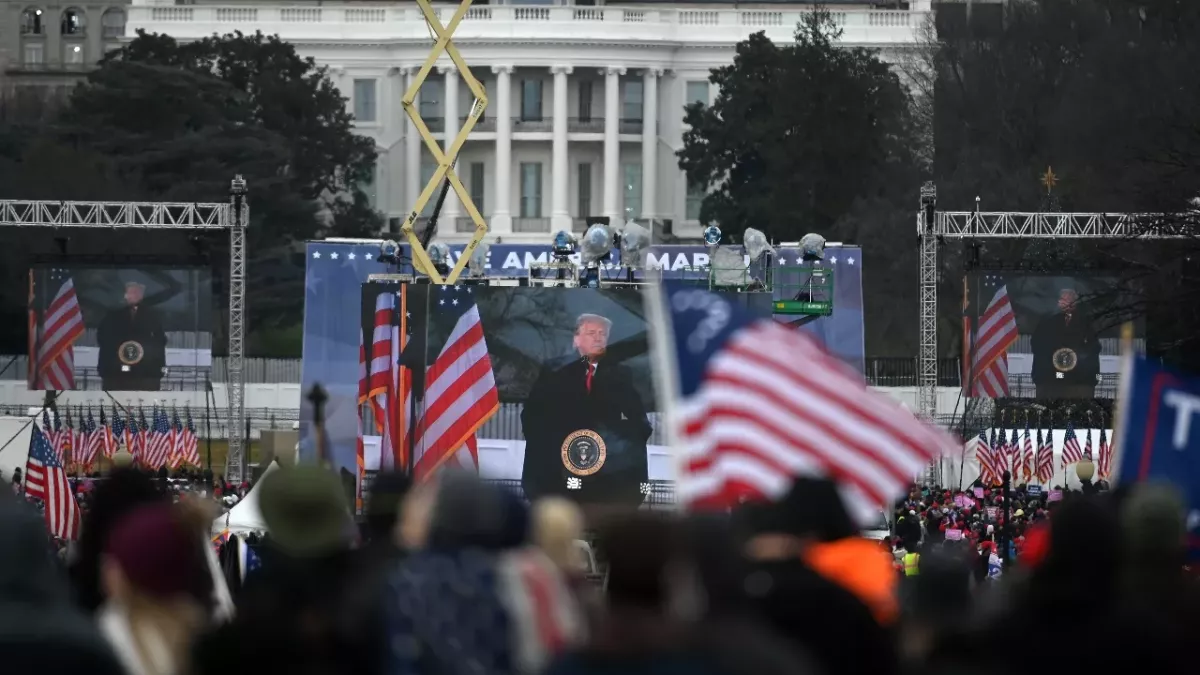 Donald Trump beim "Save America March"