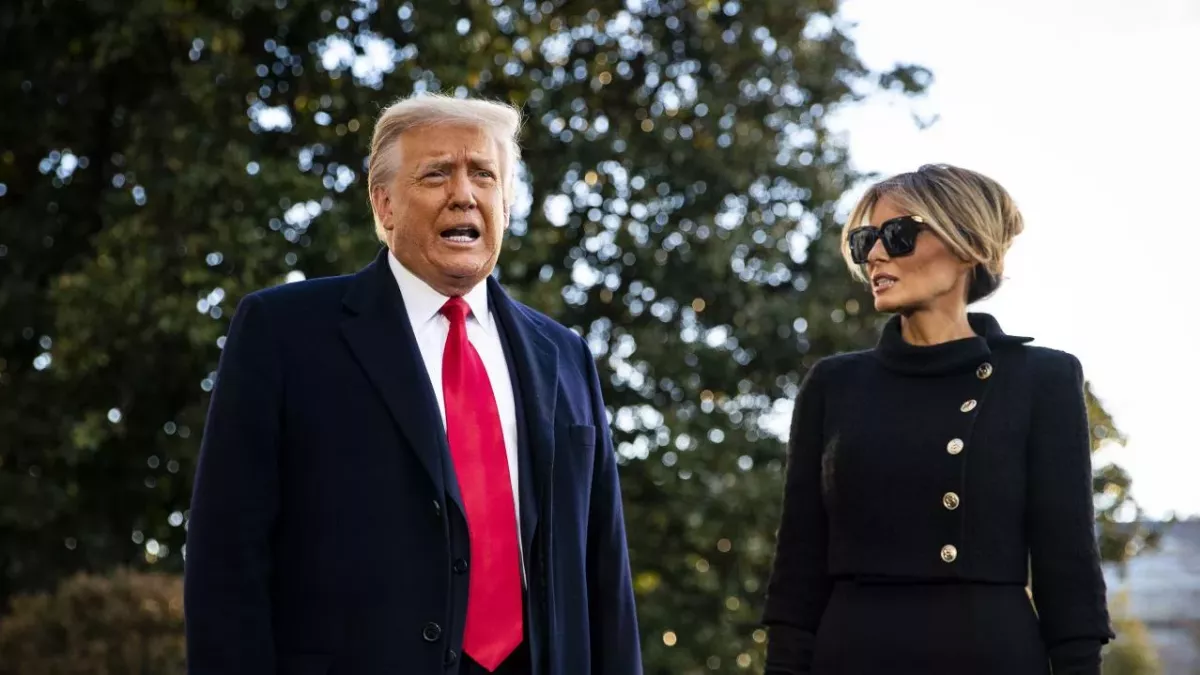 Donald und Melania Trump in Washington, D.C.