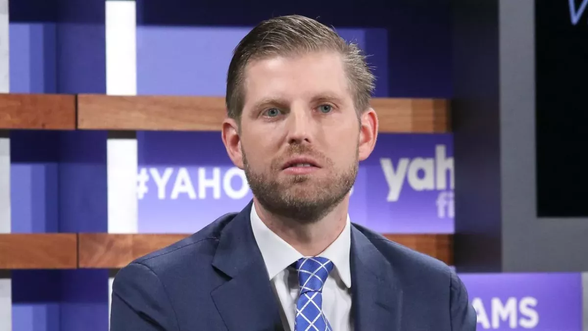 Eric Trump und seine Familie wurden in einem Linienflugzeug gesichtet