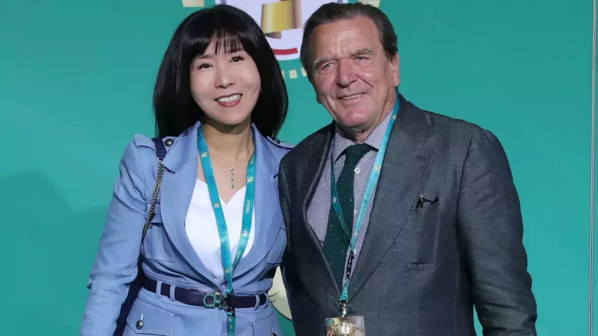 Gerhard Schröder und seine Frau Soyeon Schröder-Kopf