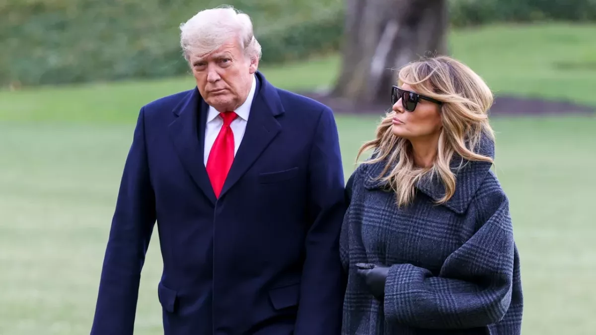 Melania und Donald Trump: Das Weiße Haus leert sich und der Unmut wächst