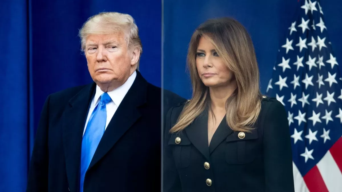 Melania und Donald Trump im Krisenmodus