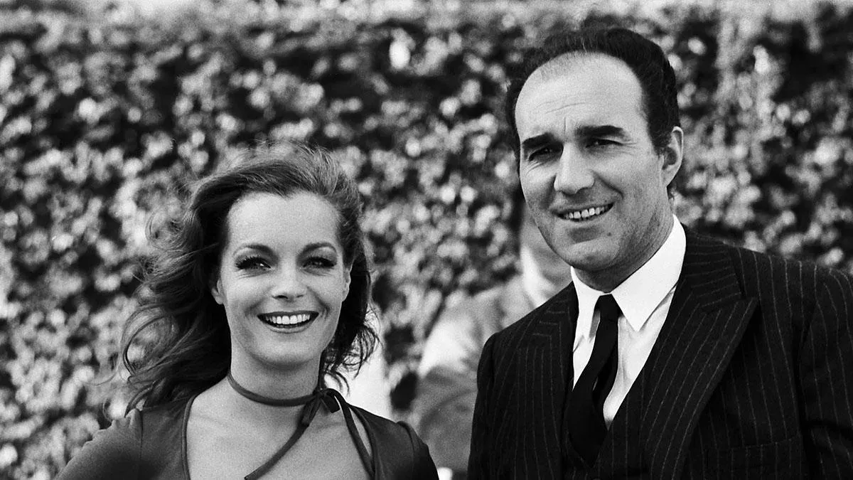 Michael Piccoli und Romy Schneider
