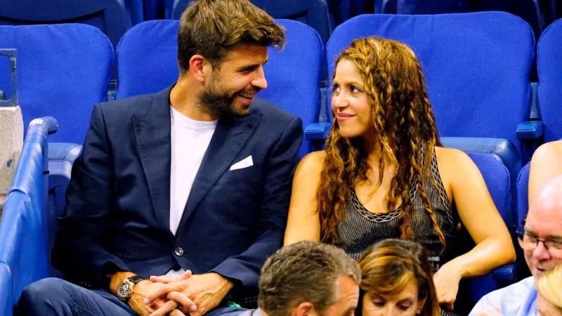 Piqué und Shakira im Stadion