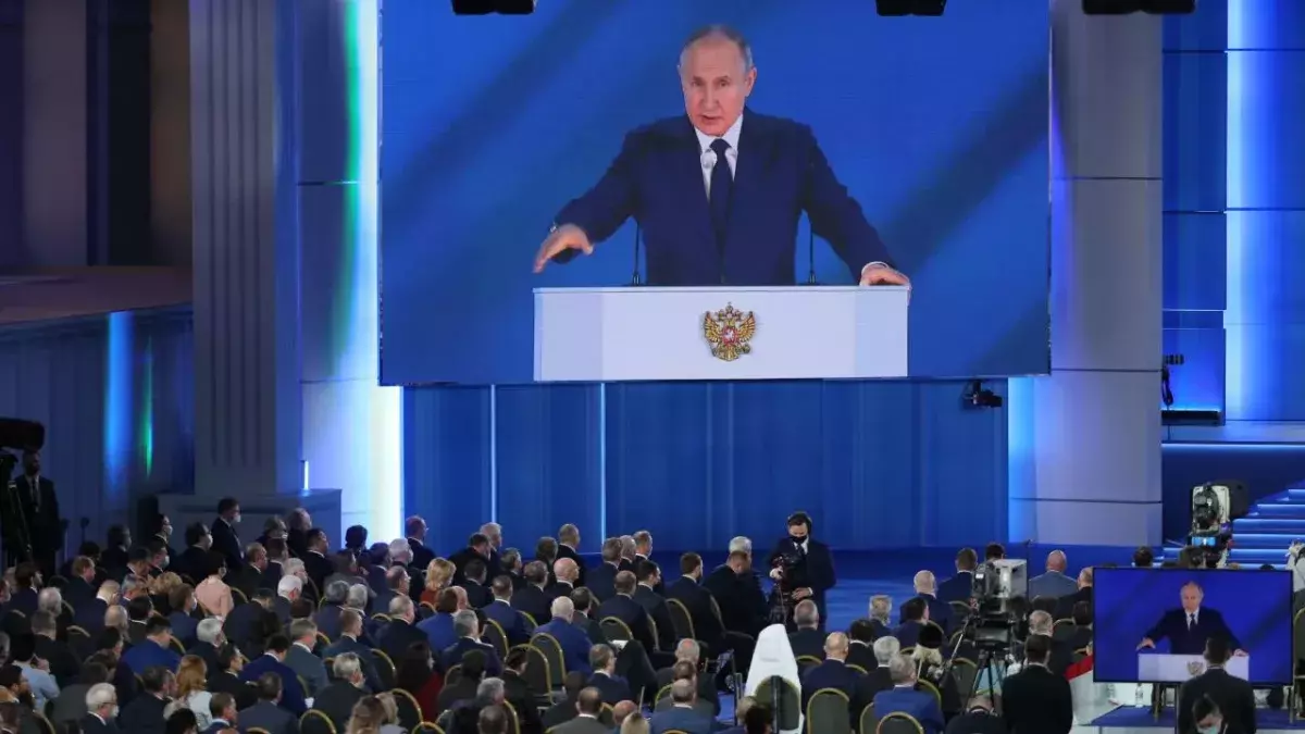 Putin spricht einmal im Jahr zum Volk