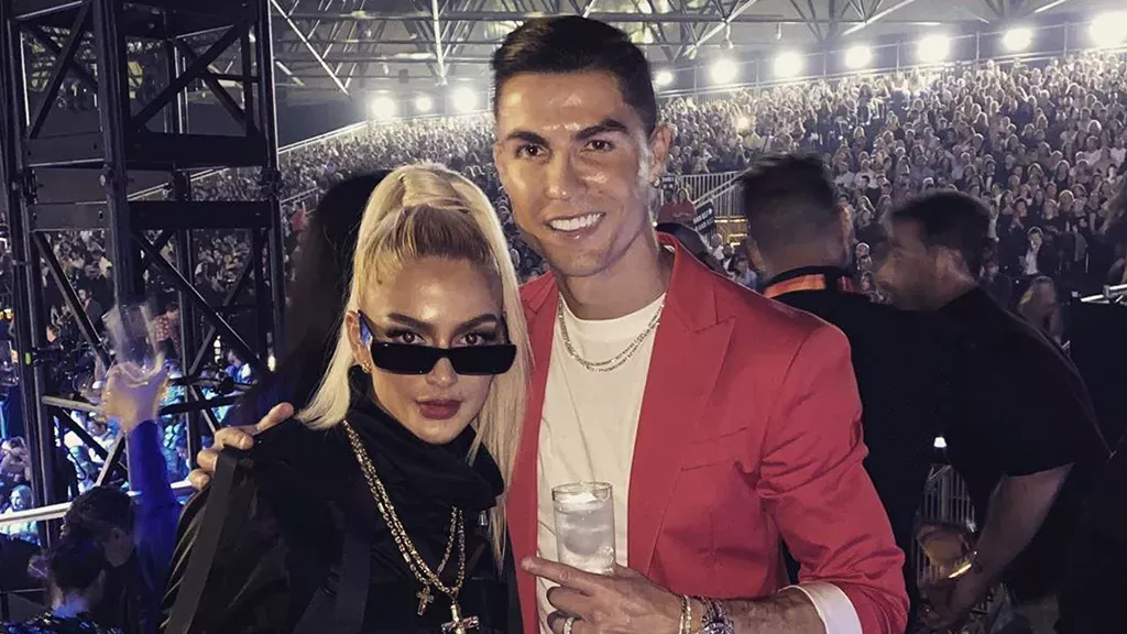Rapperin Loredana und Fußballer Cristiano Ronaldo
