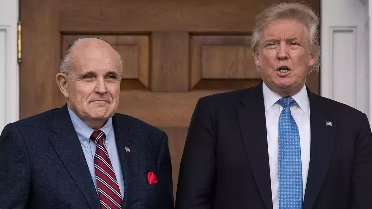 Rudolph Giuliani und Donald Trump