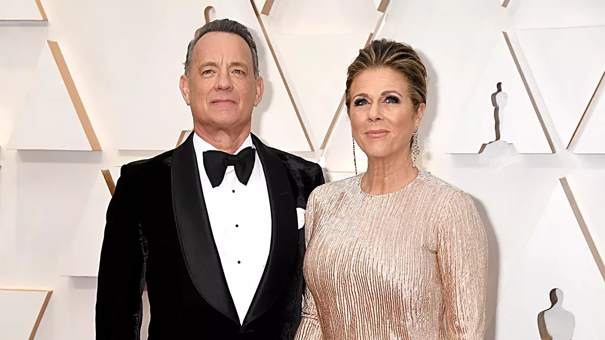 Tom Hanks und seine Frau bei den Oscars