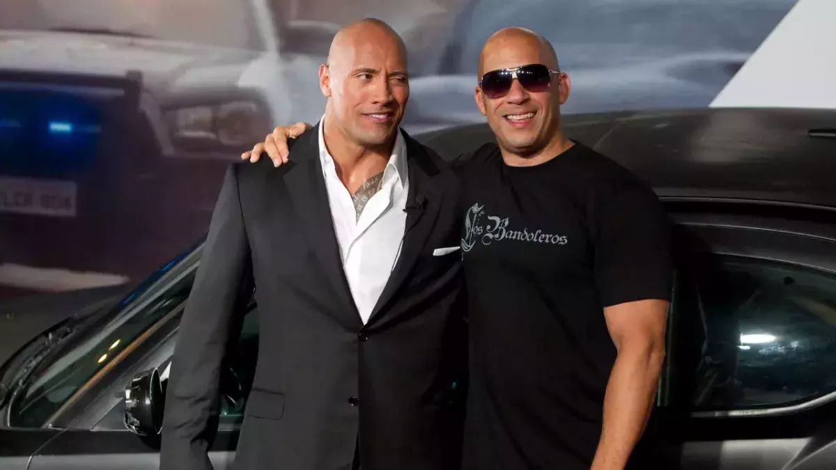 Vin Diesel und The Rock