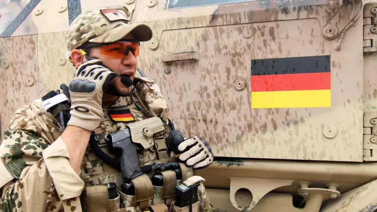 Bundeswehrsoldaten sind perfekt ausgestattet