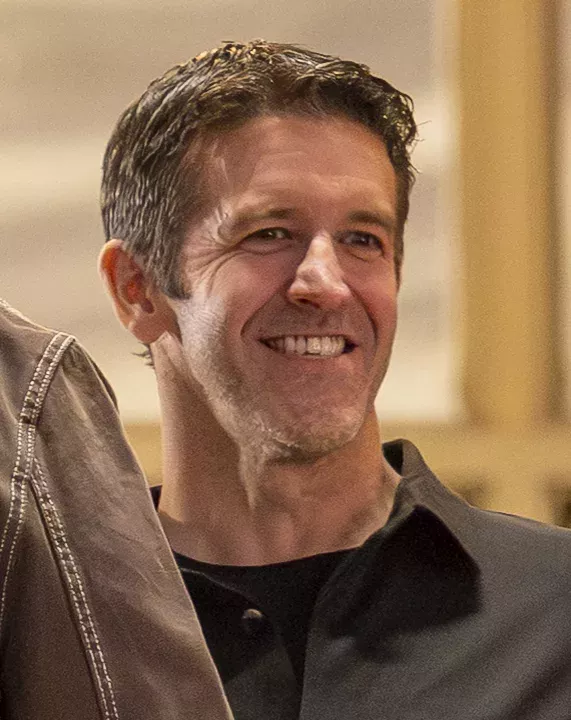 John Ternus at the Apple 50th Anniversary Kickoff (cropped)