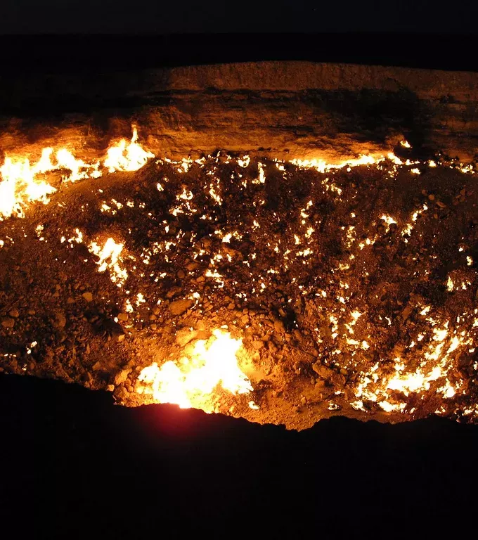Das Tor zur Hölle brennt seit über 40 Jahren in Turkmenistan