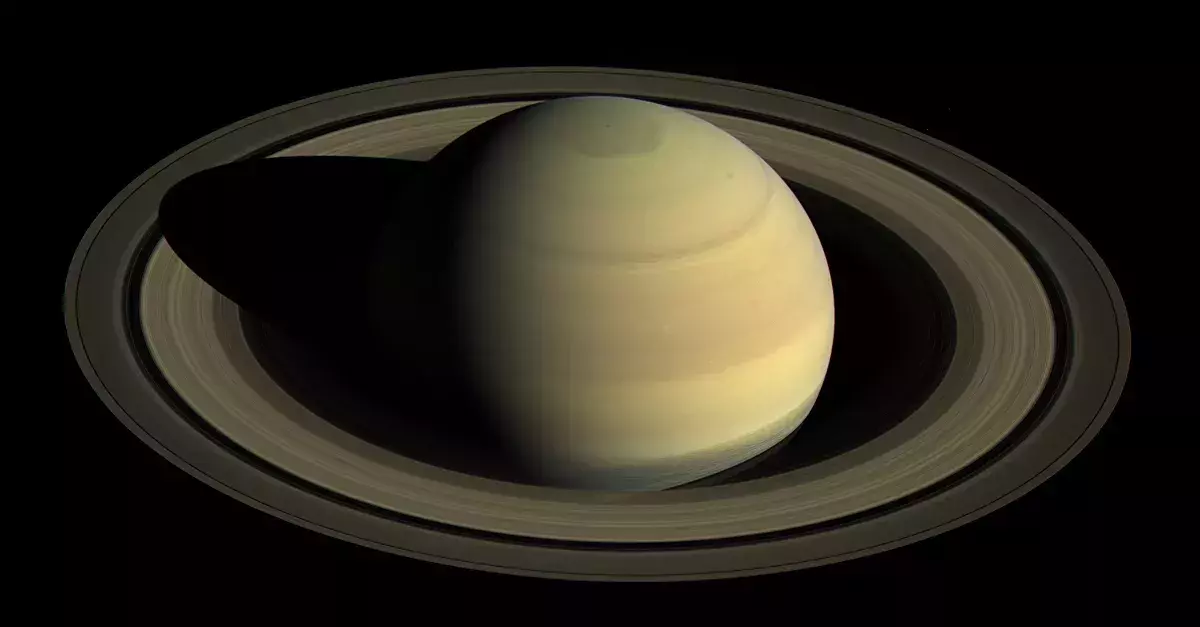 So sieht der Planet Erde aus, wenn man ihn vom Saturn aus betrachtet