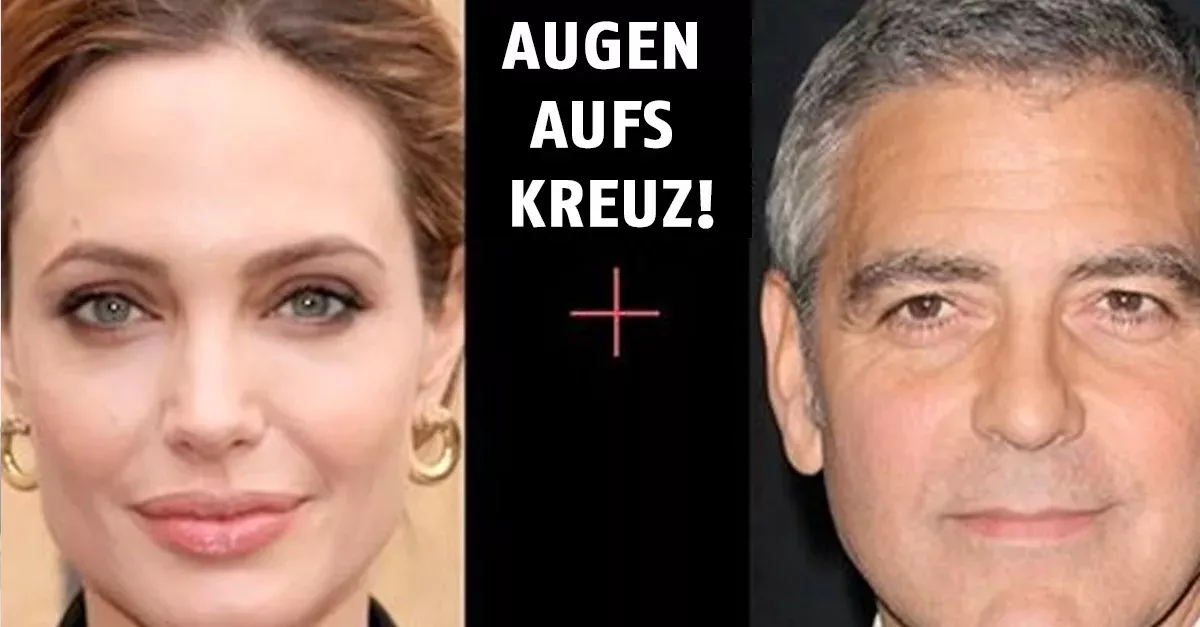 Optische Täuschung: Sobald ihr das Kreuz fokussiert, ändert sich das, was ihr seht!