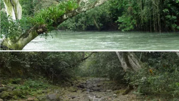 Ein ganzer Fluss vertrocknet in Mexiko innerhalb von nur zwei Tagen