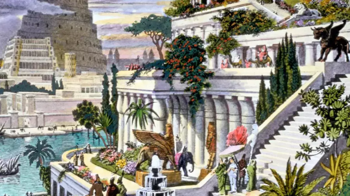 Die hängenden Gärten von Babylon sind ein Mysterium