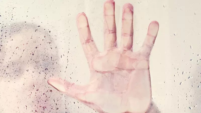 Fingerabdrücke sind schmierig