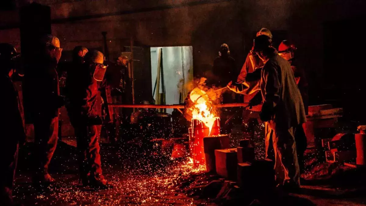 Flüssiges Metall ist faszinierend, aber gefährlich