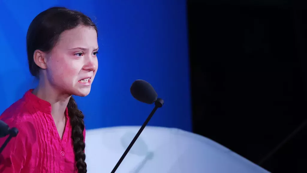Greta Thunberg beim Uno-Gipfel in New York (September 2019)
