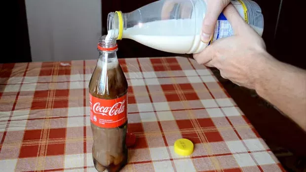 Milch mit Cola