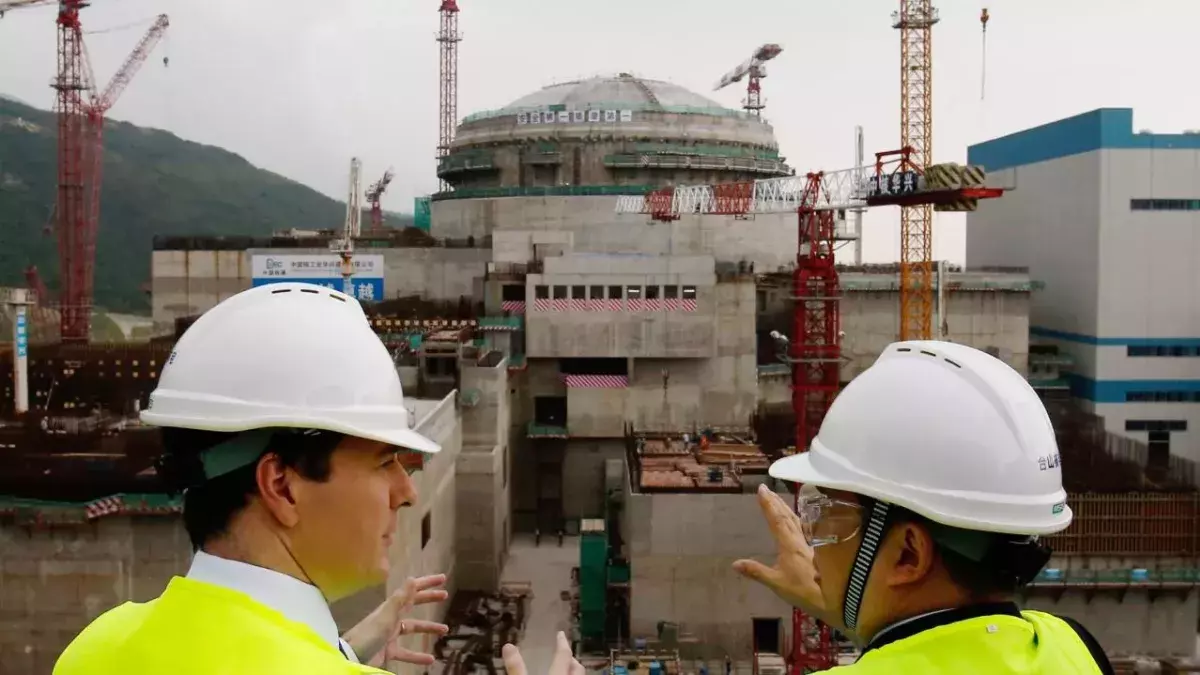 Taishan beim Bau